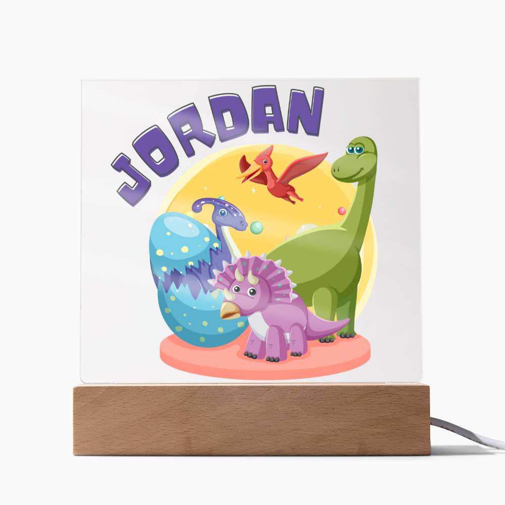 Acrylic Dinosaur Night Light