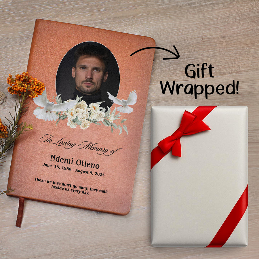Personalized Funeral Guest Book