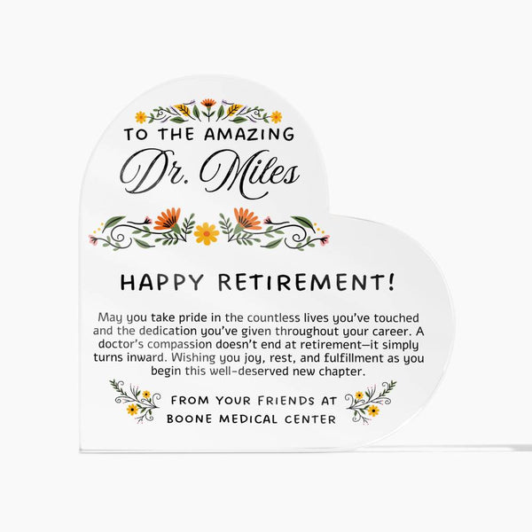 Personalized Retired Doctor Gift