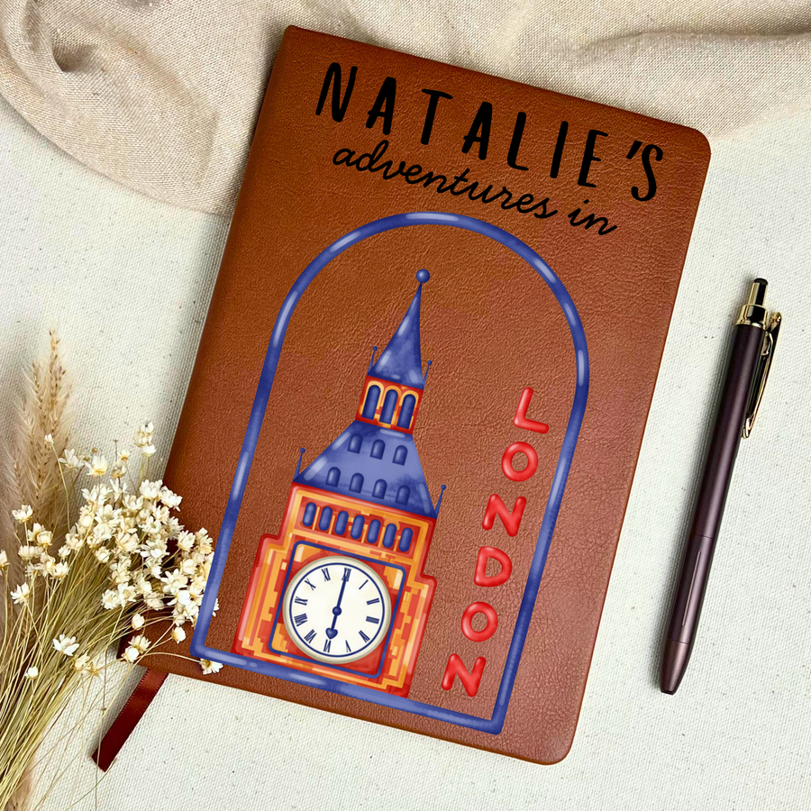 Personalized London Travel Journal