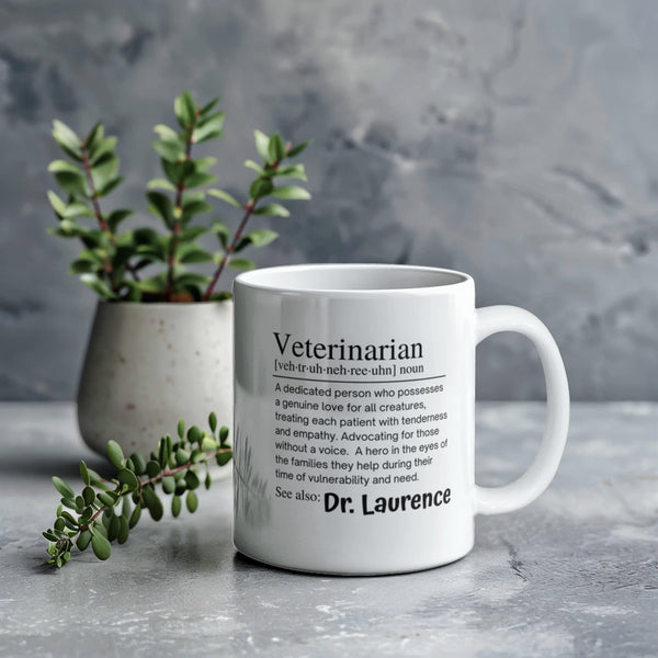 Personalized Veterinarian Graduation Mug