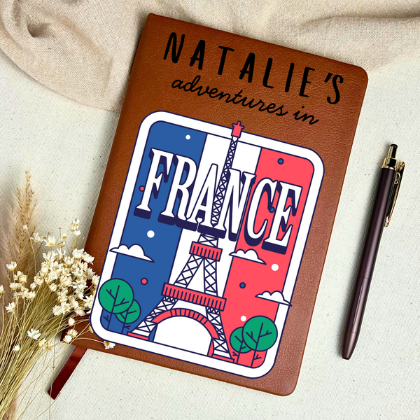 Personalized Paris Travel Journal