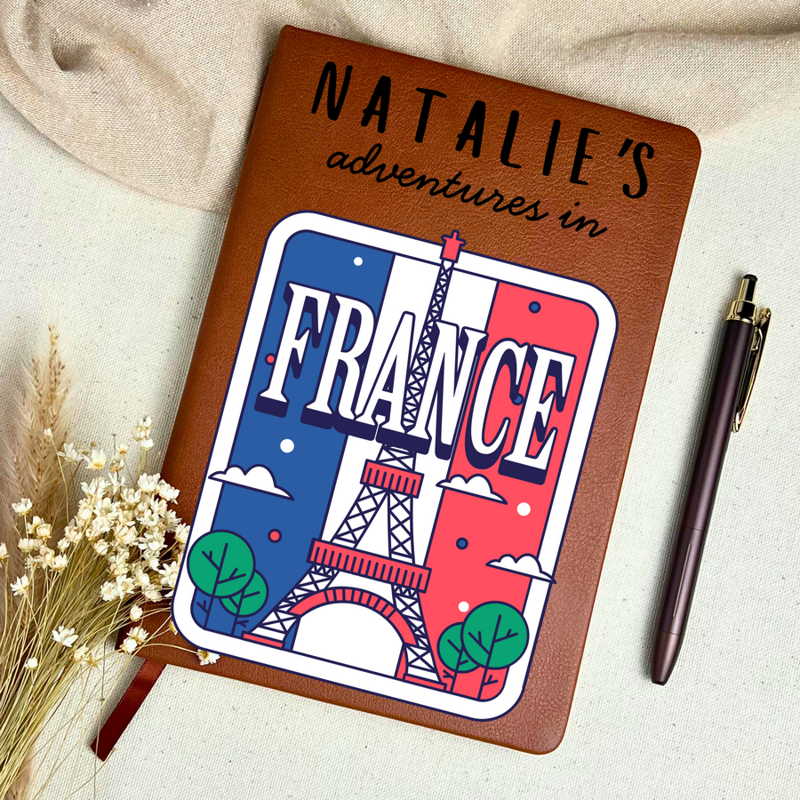 Personalized Paris Travel Journal