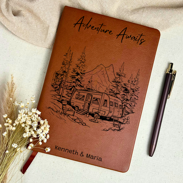 Personalized Couples Travel Journal