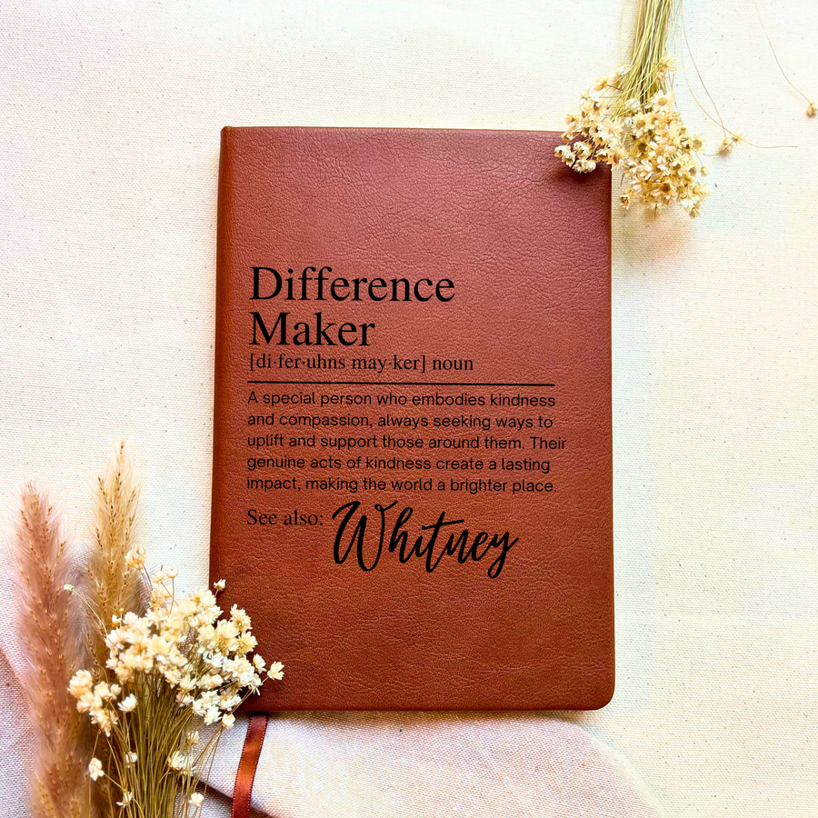 Difference Maker Personalized Journal