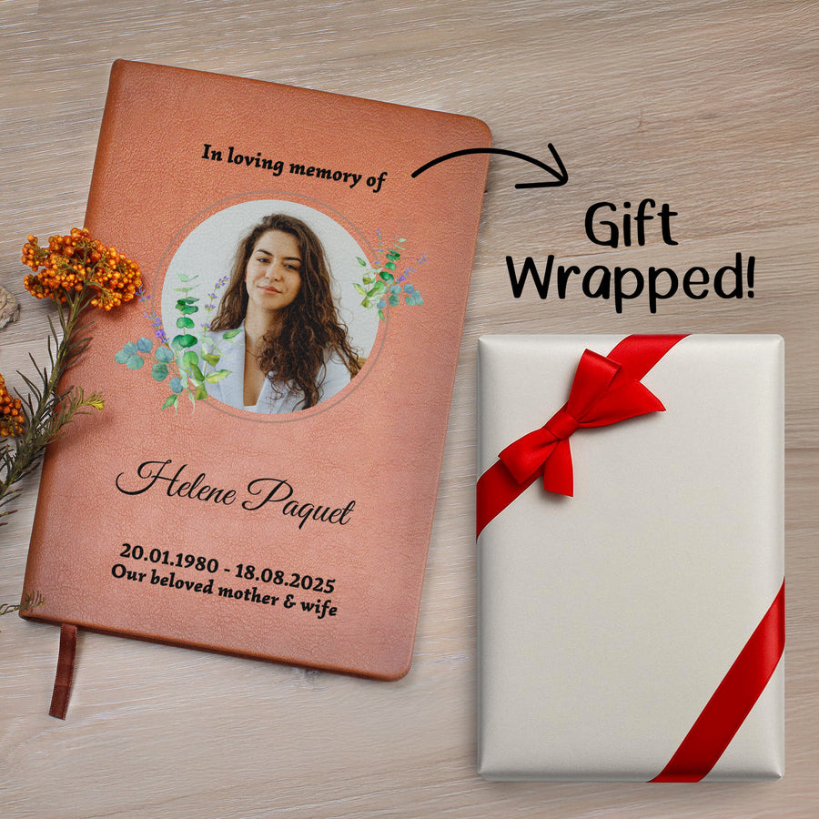 Personalized Funeral Guest Book