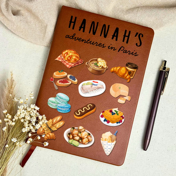 Personalized Paris Travel Journal