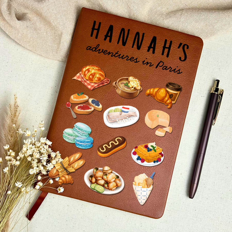 Personalized Paris Travel Journal