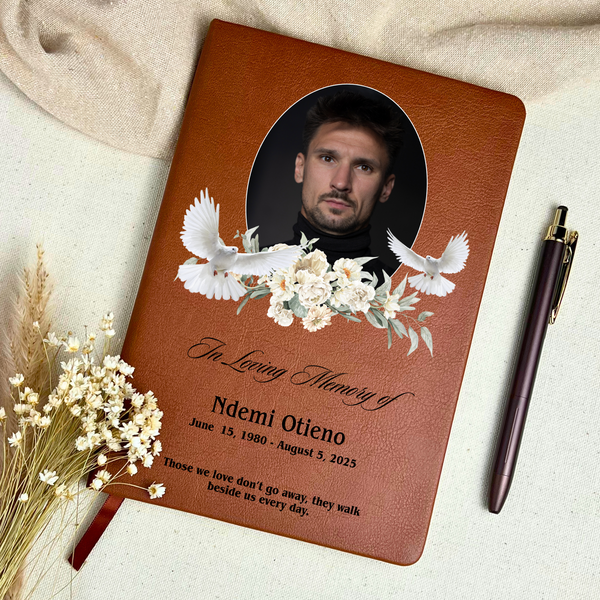 Personalized Funeral Guest Book