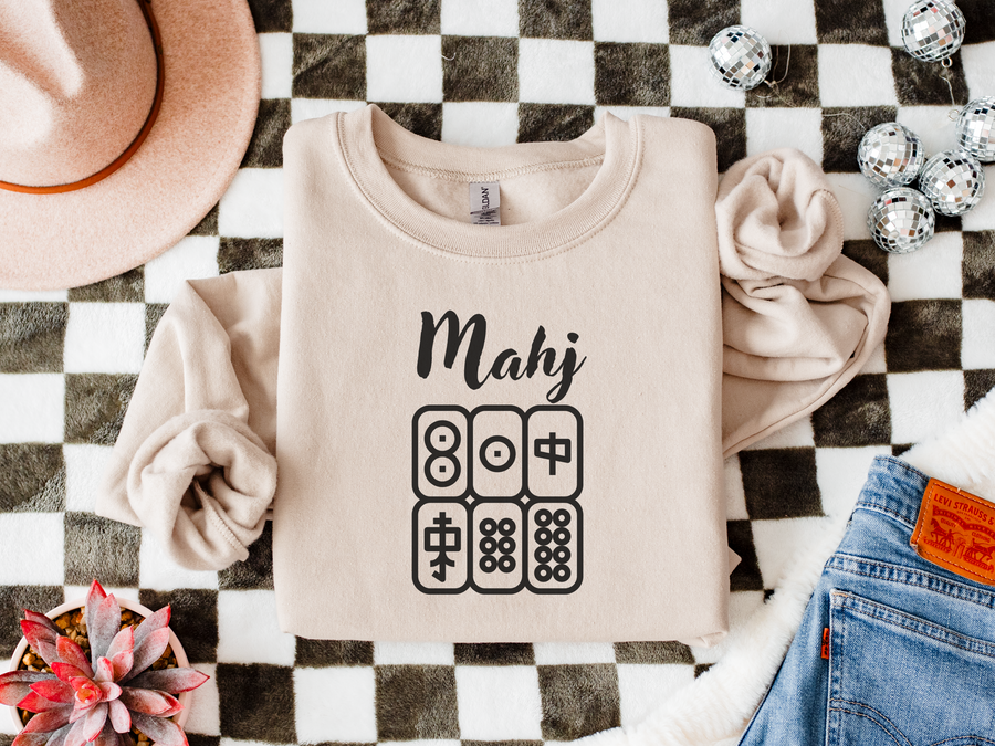 Personalized Mahjong Sweatshirt