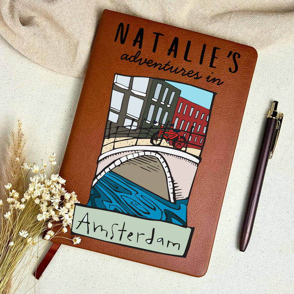 Personalized Amsterdam Travelers Journal