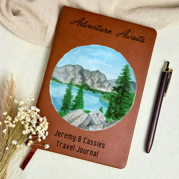 Personalized Couples Travel Journal