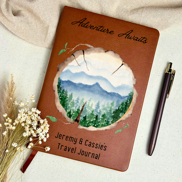 Personalized Couples Travel Journal