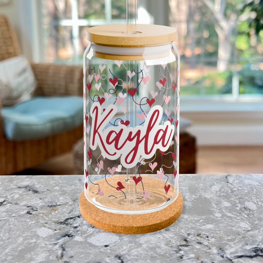 Personalized Valentine Tumbler