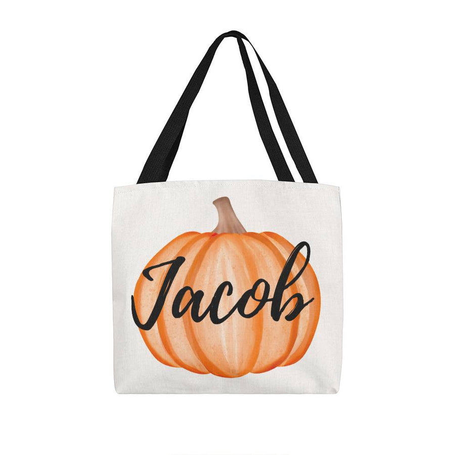 Personalized Halloween Trick-or-Treat Tote Bag