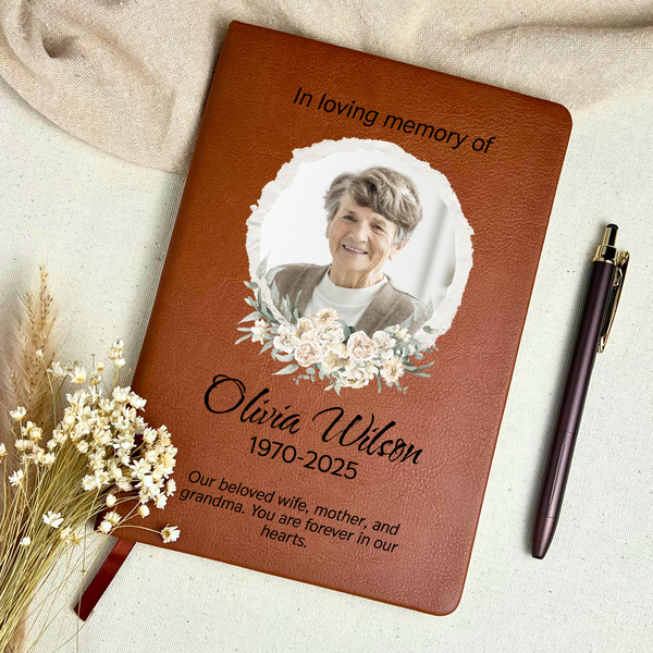 Personalized Funeral Guest Book