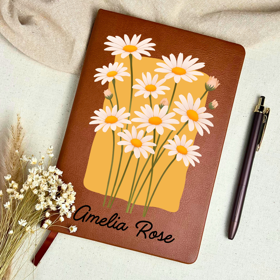Personalized Spring Floral Journal