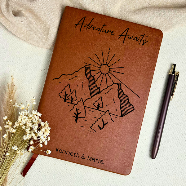 Personalized Couples Travel Journal