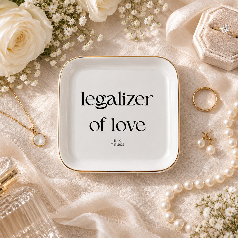 Officiant Proposal Gift, Personalized Ring Dish for Wedding Officiant, Custom Trinket Dish, Will You Officiate Our Wedding Gift