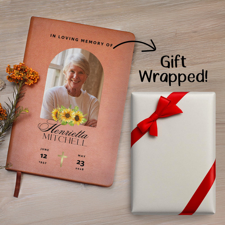 Personalized Funeral Guest Book