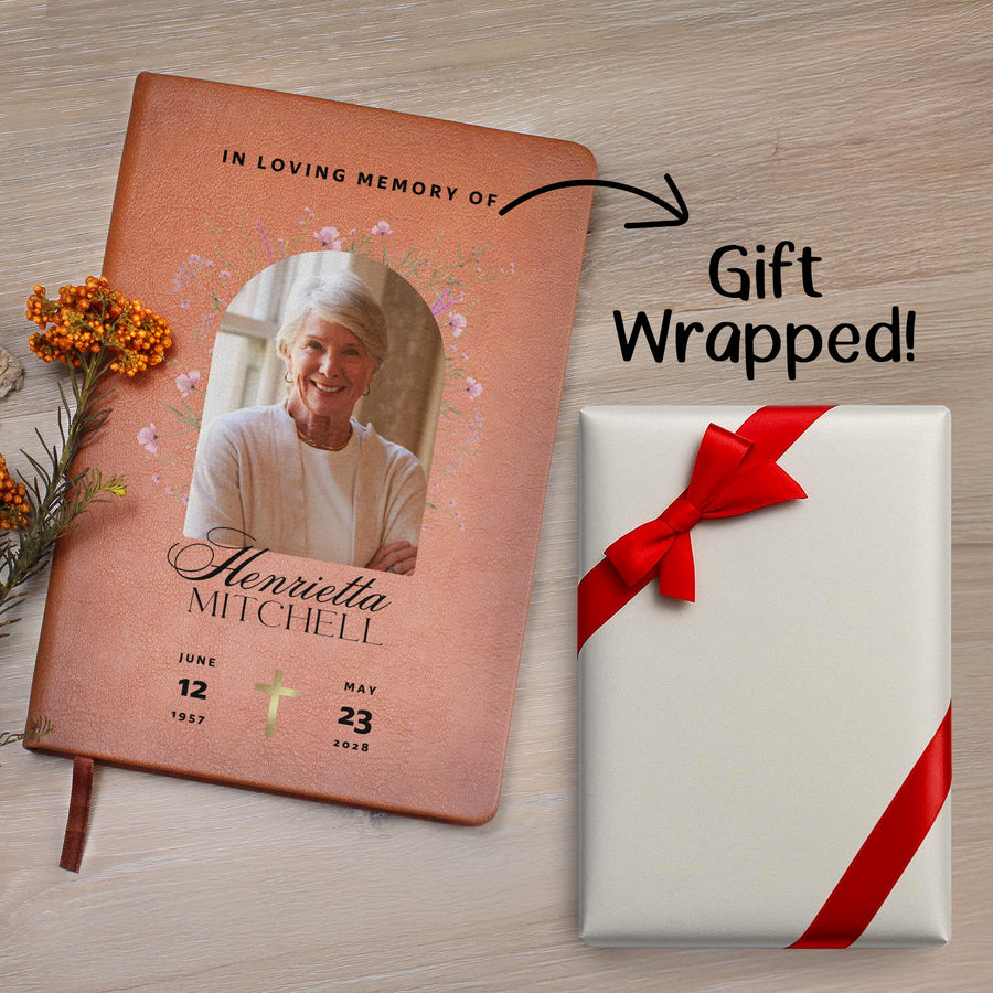 Personalized Funeral Guest Book