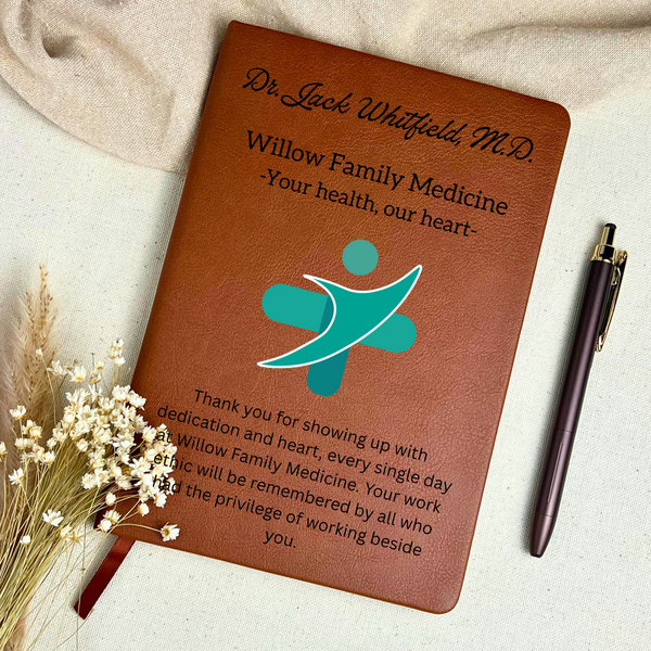 Personalized Dermatologist Retirement Gift, Custom Name Journal for Retiring Skin Doctor, Physician Keepsake Notebook