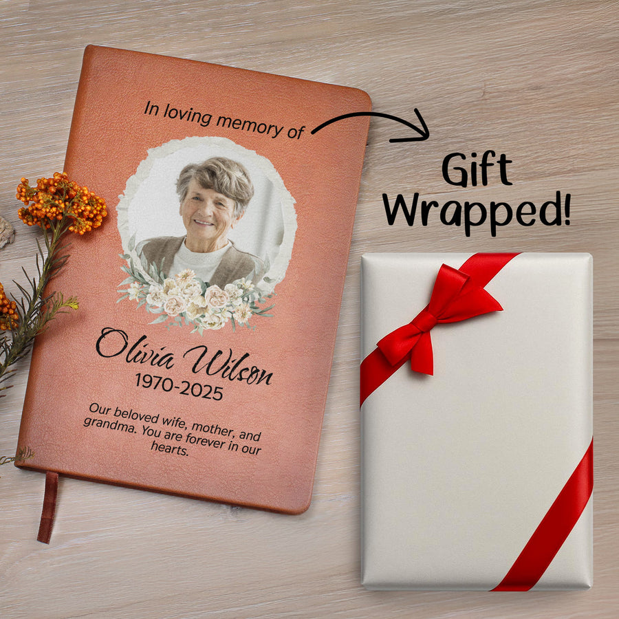 Personalized Funeral Guest Book