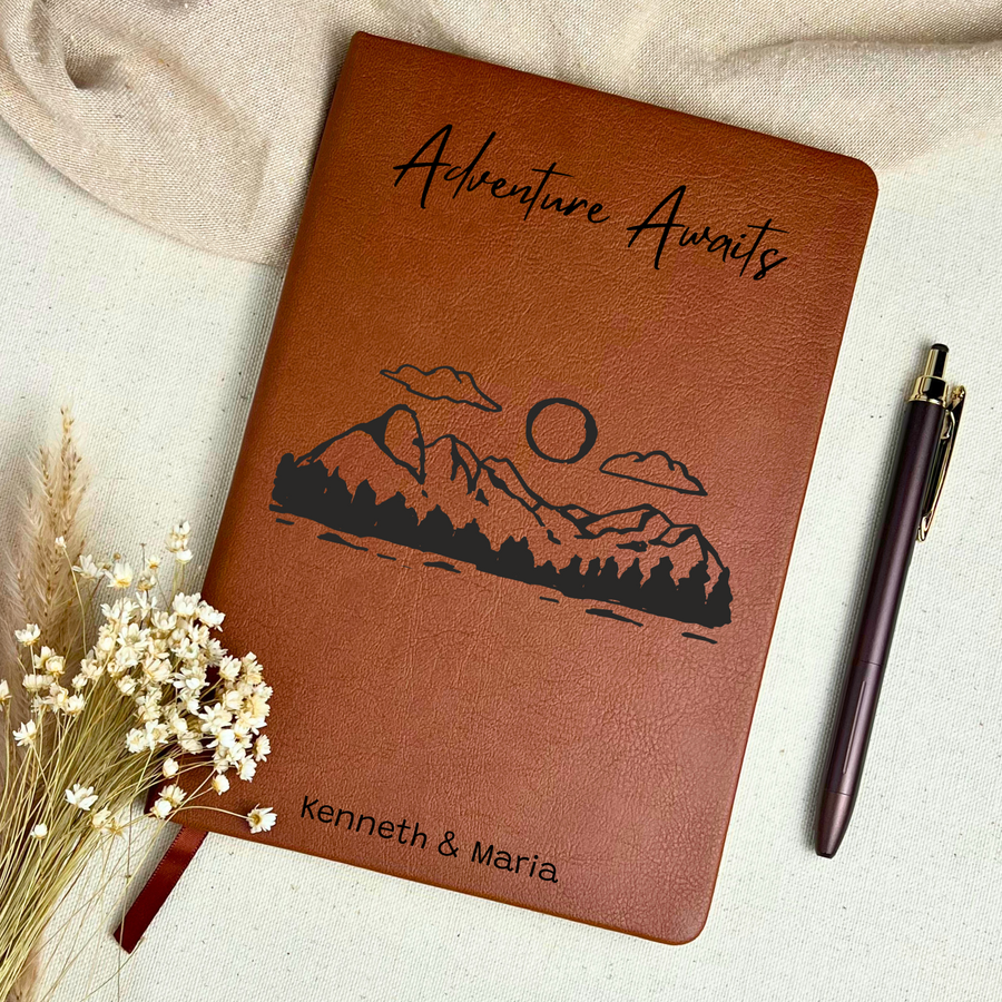 Personalized Couples Travel Journal