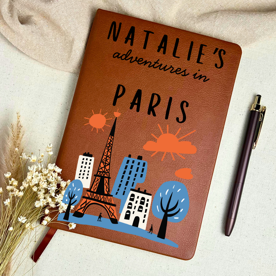 Personalized Paris Travel Journal