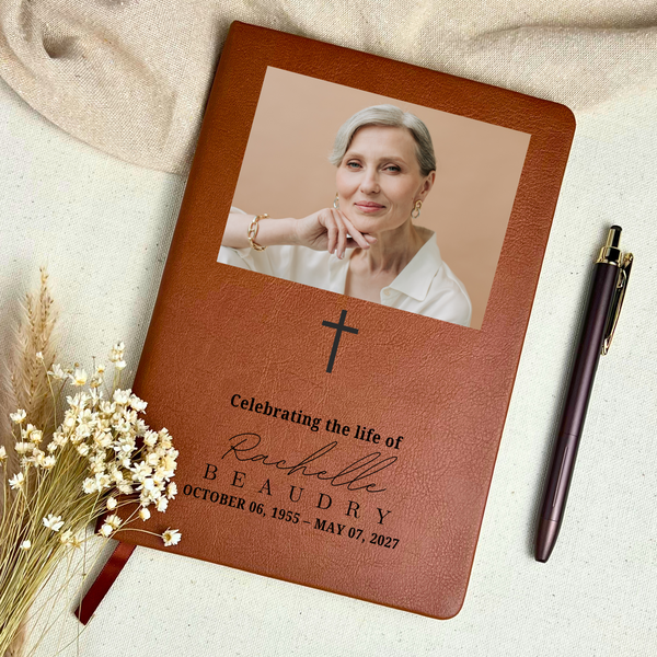 Personalized Funeral Guest Book