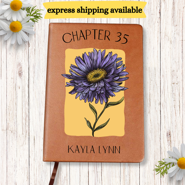 Personalized Birth Flower Journal