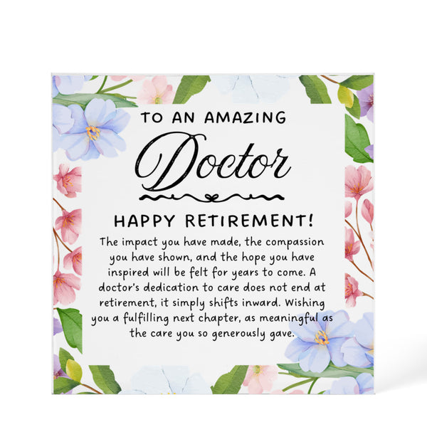 Personalized Doctor Retirement Plaque