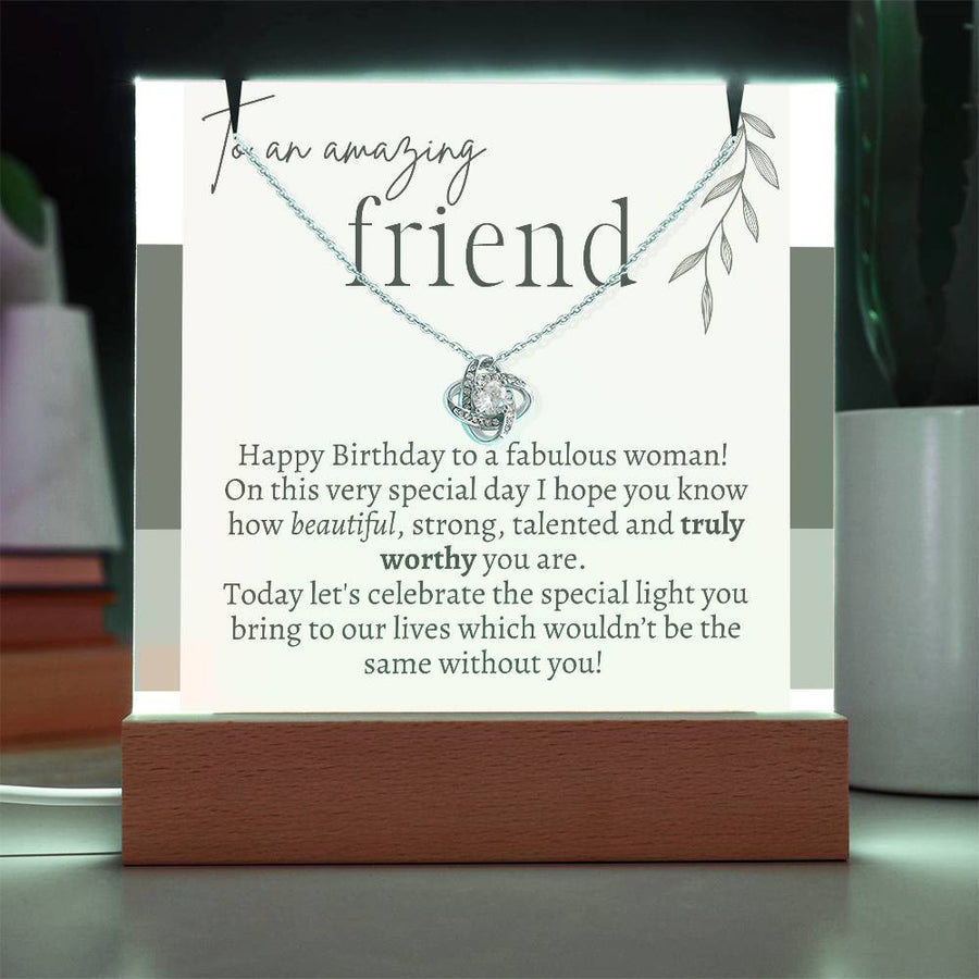 Personalized Acrylic Light Up Plaque