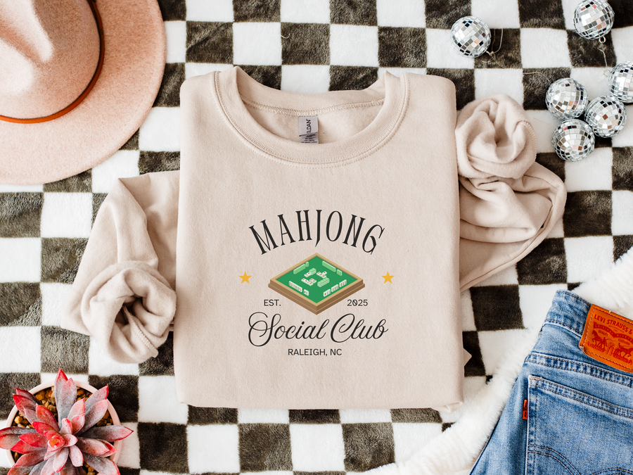 Personalized Mahjong Sweatshirt