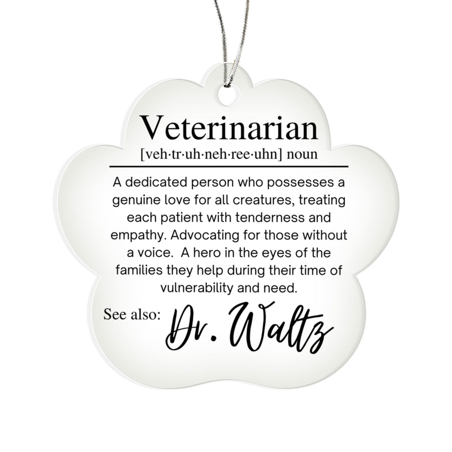 Personalized Veterinarian Ornament