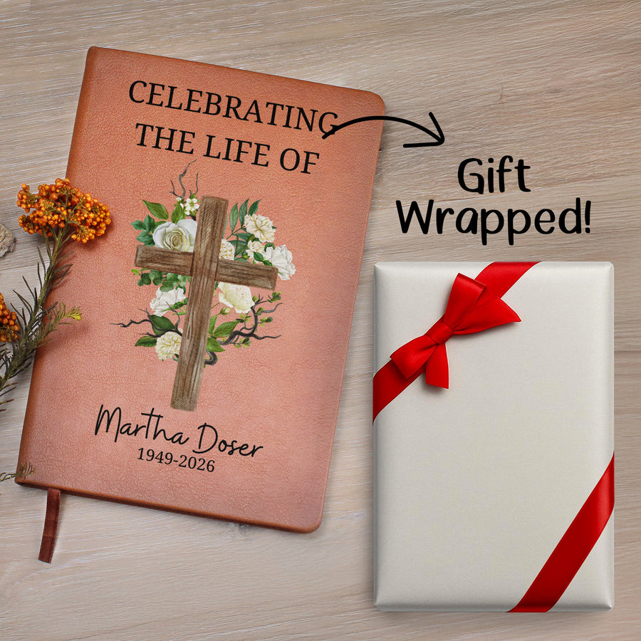 Personalized Funeral Guest Book