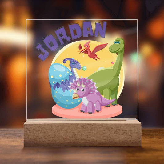 Acrylic Dinosaur Night Light