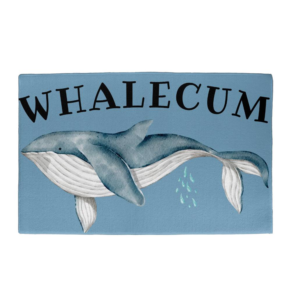 whalecum door mat