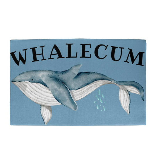 whalecum door mat