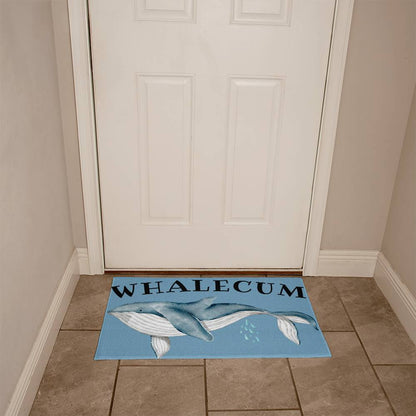 whalecum door mat