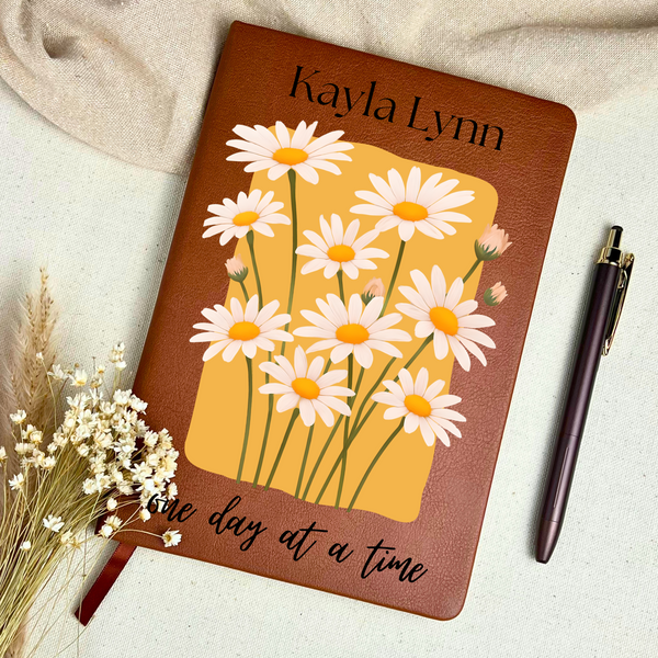 Personalized Spring Floral Journal