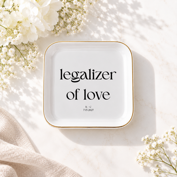 Officiant Proposal Gift, Personalized Ring Dish for Wedding Officiant, Custom Trinket Dish, Will You Officiate Our Wedding Gift
