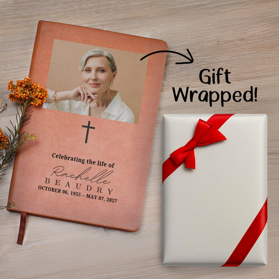 Personalized Funeral Guest Book