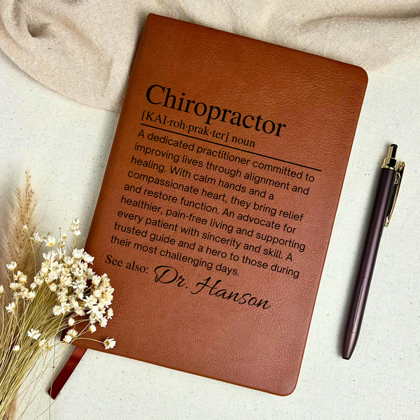 Personalized Chiropractor Gift Journal