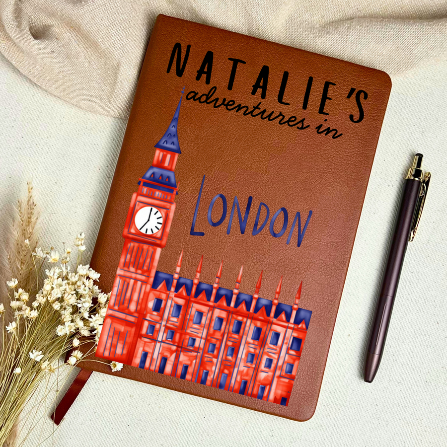 Personalized London Travel Journal
