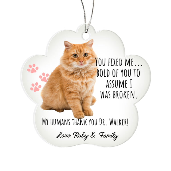 Personalized Veterinarian Ornament