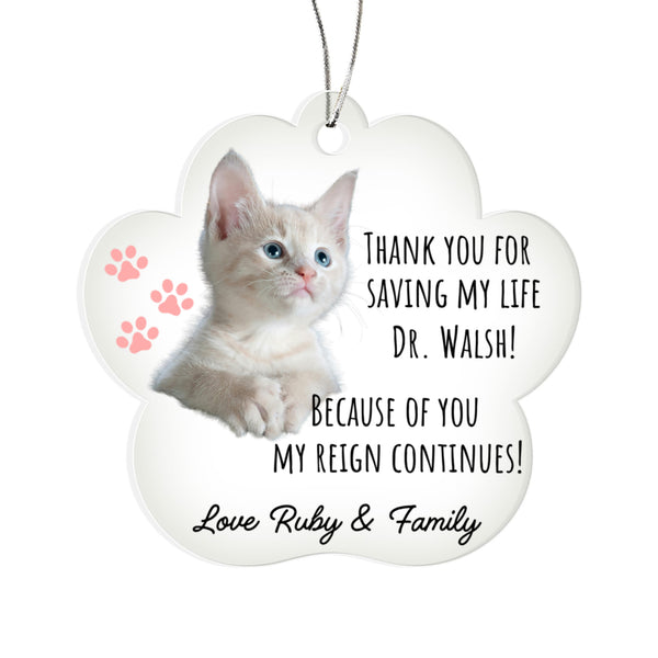 Personalized Veterinarian Ornament