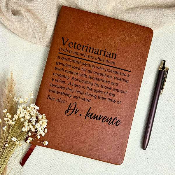 Gift For Veterinarian Personalized Journal