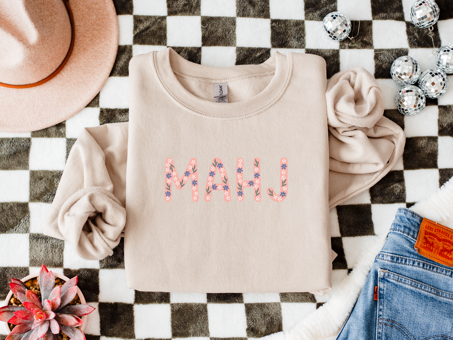 Personalized Mahjong Sweatshirt