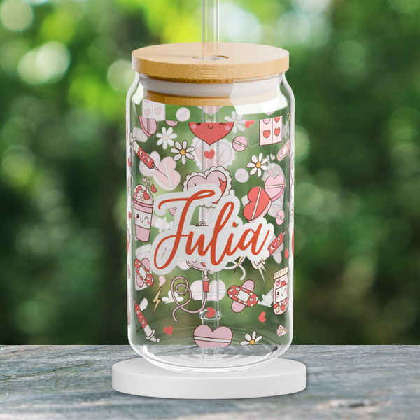 Personalized Nurse Valentine Tumbler